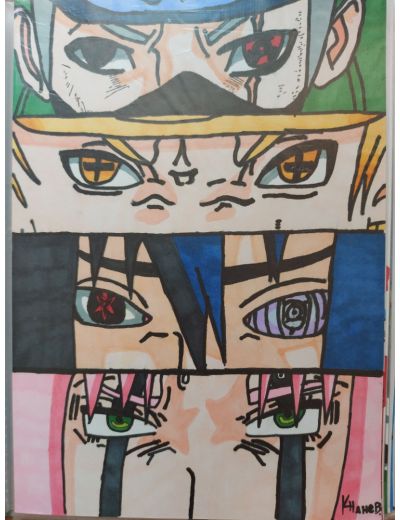 Рисунка аниме Наруто Naruto anime