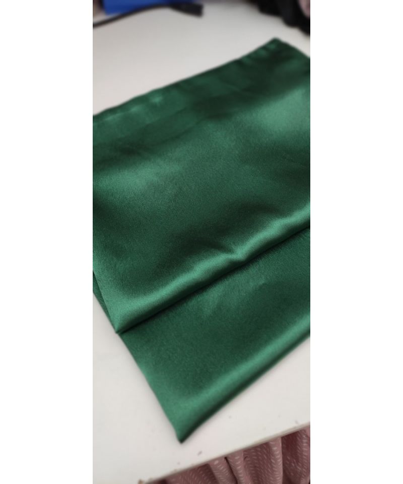 Зелени сатенени калъфки за възглавници 2бр