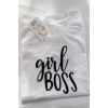 Дамски бродирани тениски Girl Boss