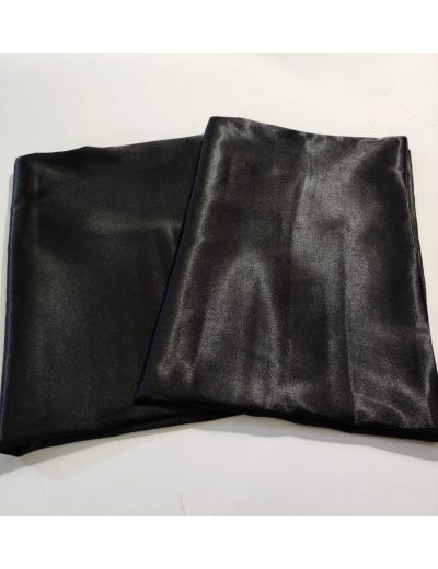 Черни сатенени калъфки за възглавници комплект 2бр