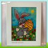 Картина със зайче - Великденска декорация