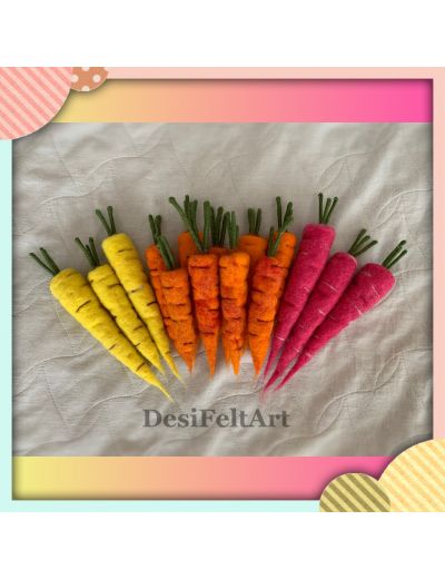 Моркови - Великденска декорация