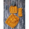 Страхотен зимен комплект „Магда“ за слънчеви дами в жълто