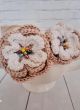 Кичеста диадема "Пясъчни дюни" с копринени цветя Подарък за рожден ден