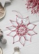 Намаление Сет от 6 бр. коледни звезди „Топлина“ за Handmade зимна декорация Винтидж украшения за елхата и дома