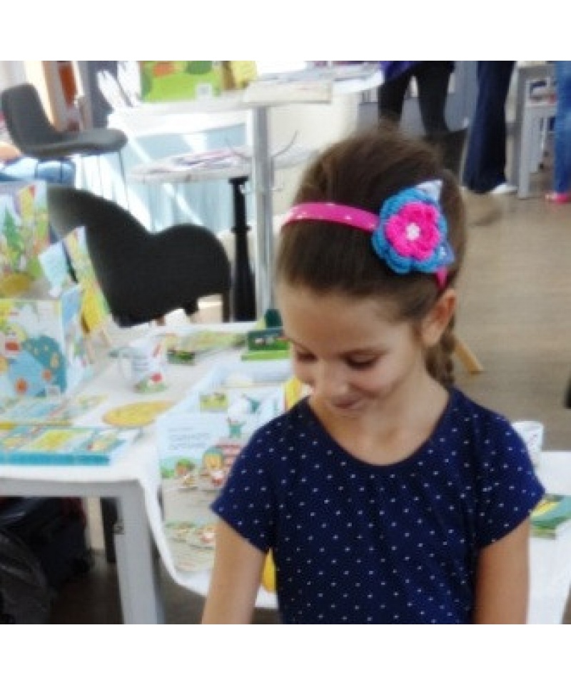 Детски подарък "Розалия" Гривна и Диадема Сет за фотосесия