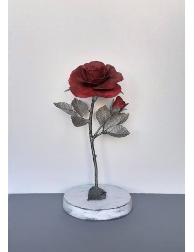 Червена роза от фоамиран