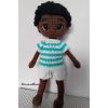 Кукла Джим - малкото шоколадово момченце с боси крачета